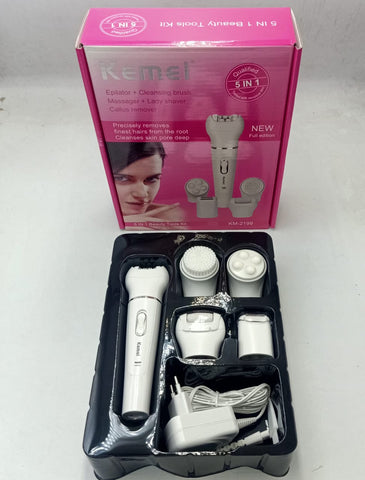 Kemie 5-in-1 Beauty Shaver - Easy Hair Removal, Best Self-Care Gift